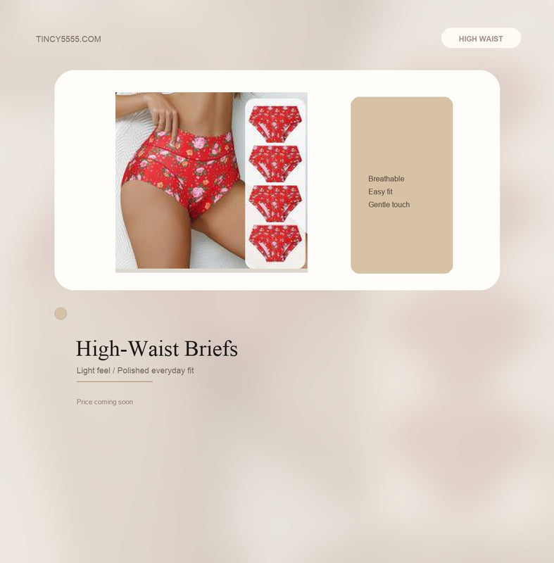 High-Waist Soft Stretch Briefs - Style K6362