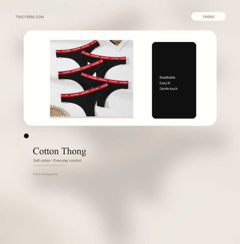 Cotton Thong - Style K8369