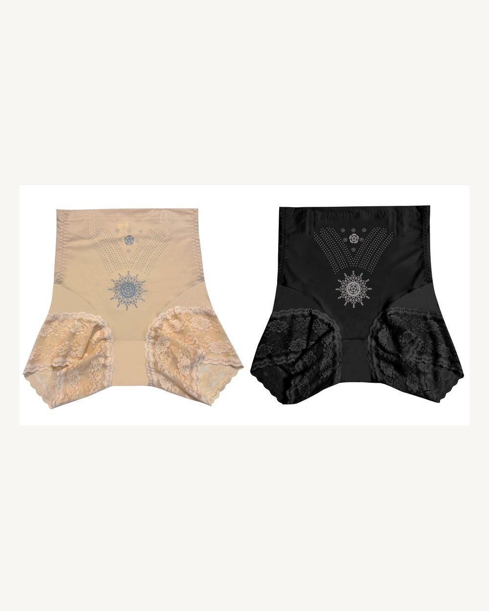 High-Waist Ice Silk Briefs - Style 6284