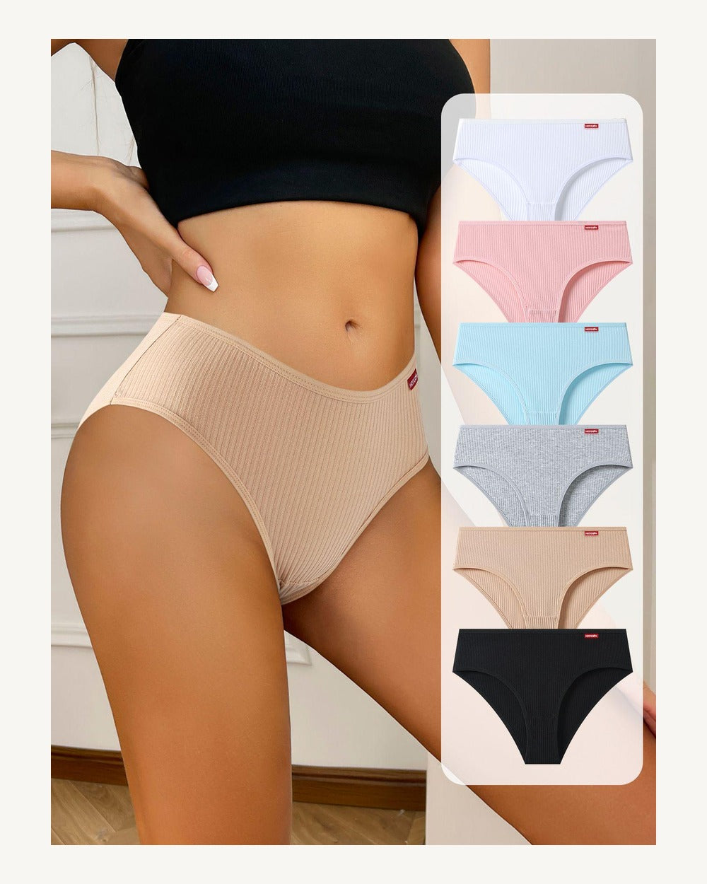 High-Waist Briefs - Style K6361