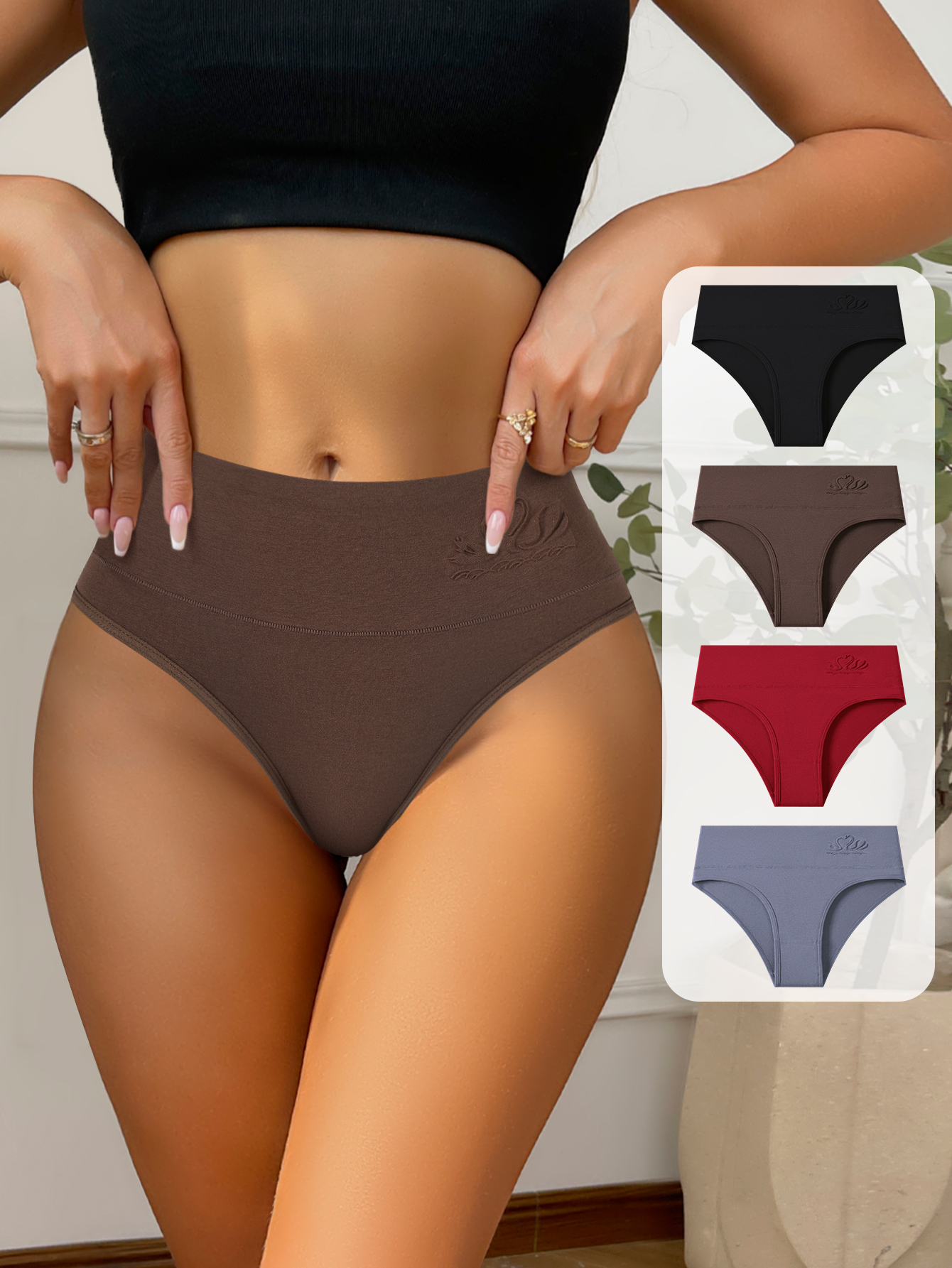 High-Waist Briefs - Style K6339