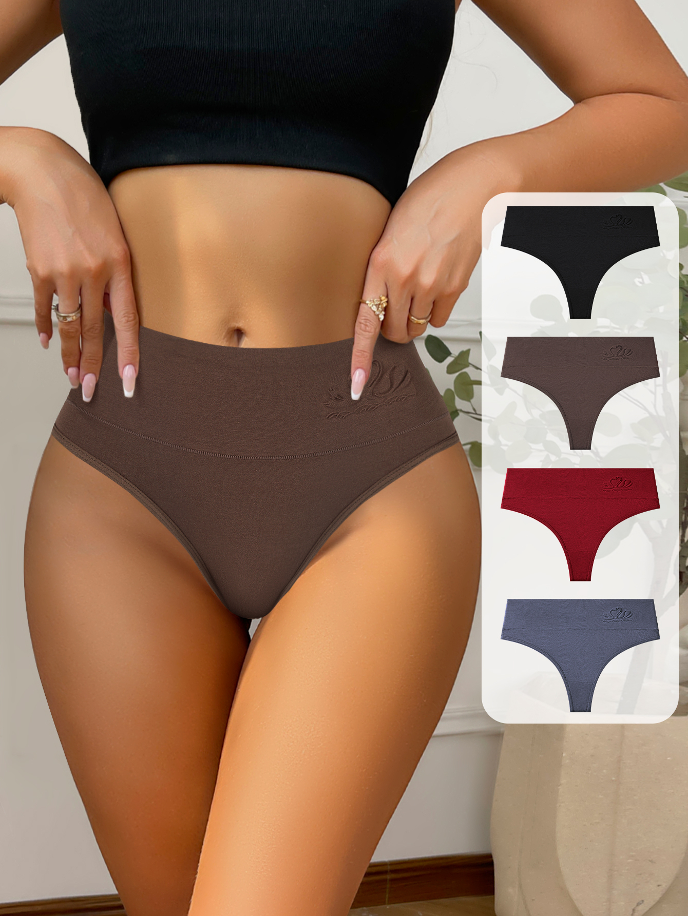High-Waist Thong - Style K6341
