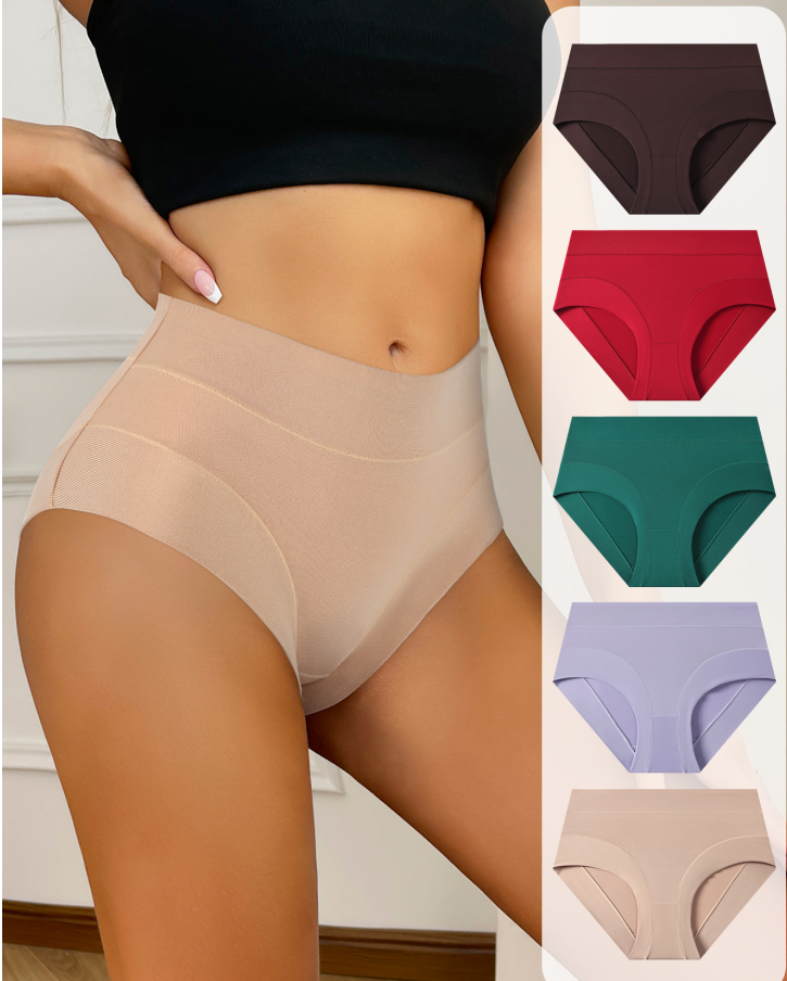 High-Waist Soft Stretch Briefs - Style K6344